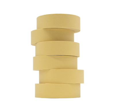 928 Automotive Refinish Masking Tape Beige Case of 20 Rolls, Size 48 x 55M - Strong Performance Tape