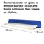 Silicone Water Blade 12" - Super Flexible Silicone Squeegee