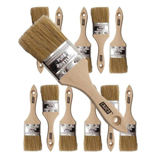 2 Inch Chip Paint Brush Light Brown (36 Pack) - National Supply Company