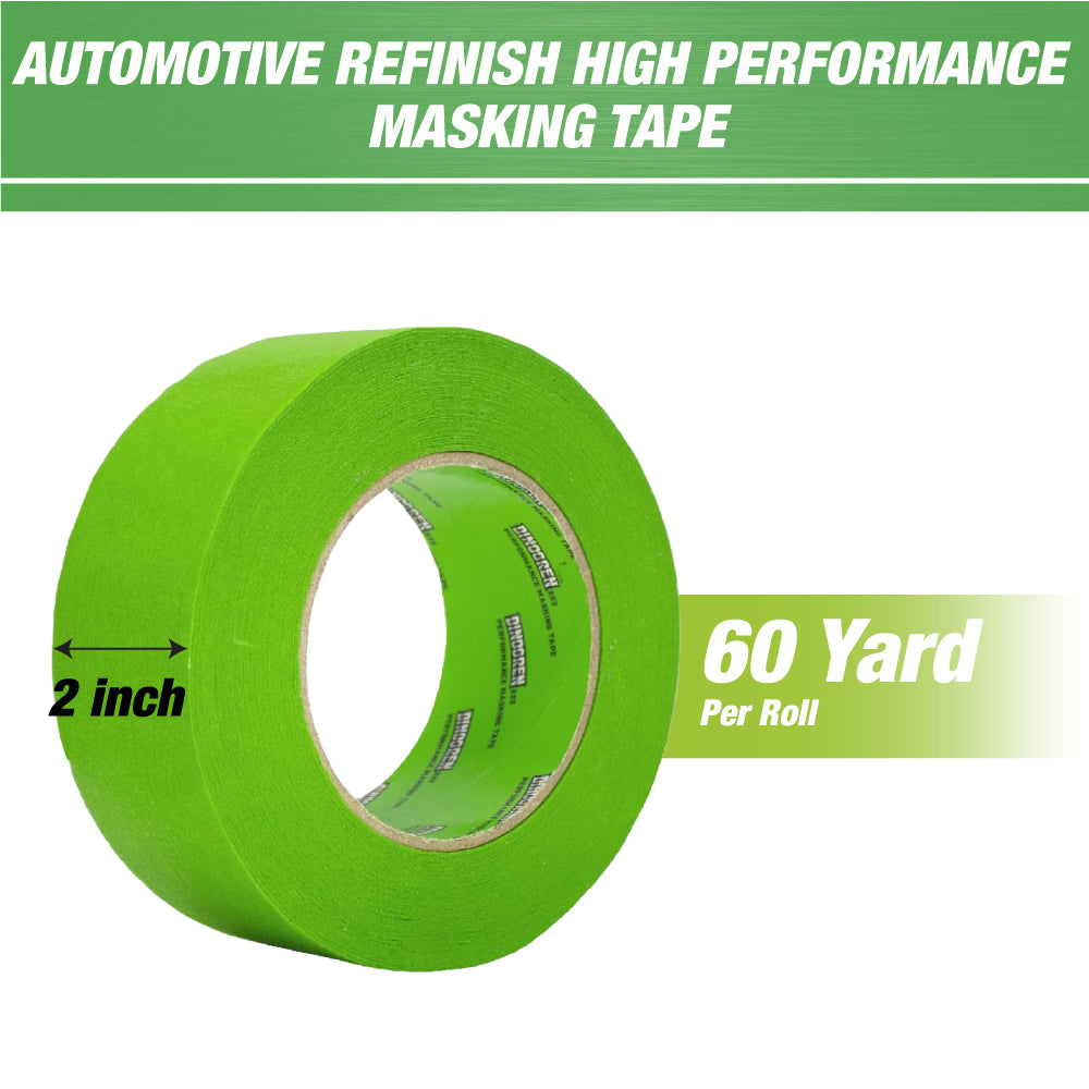 DINOGREN 333 Automotive Refinish High Performance Masking Tape 2” in x 60 yd (Pack of 20 ROLLS)