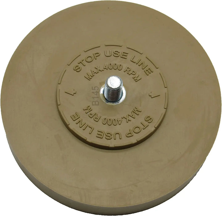 4" Adhesive Eraser Wheel with Pad & Adapter Graphics Removal Tool Eraser Wheel Decal Remover - National Supply Company