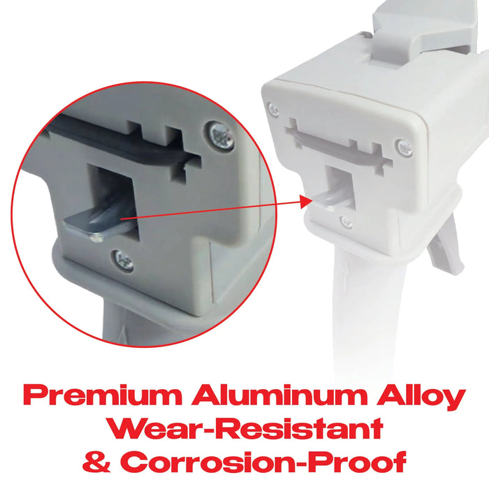 50ml AB Epoxy Glue Gun 1:1 Ratio – Manual Dual Cartridge Adhesive Dispenser for 2-Part Glue – Lightweight Applicator for DIY, Crafts, Repair – Fits Standard 50ml Cartridges Lauco