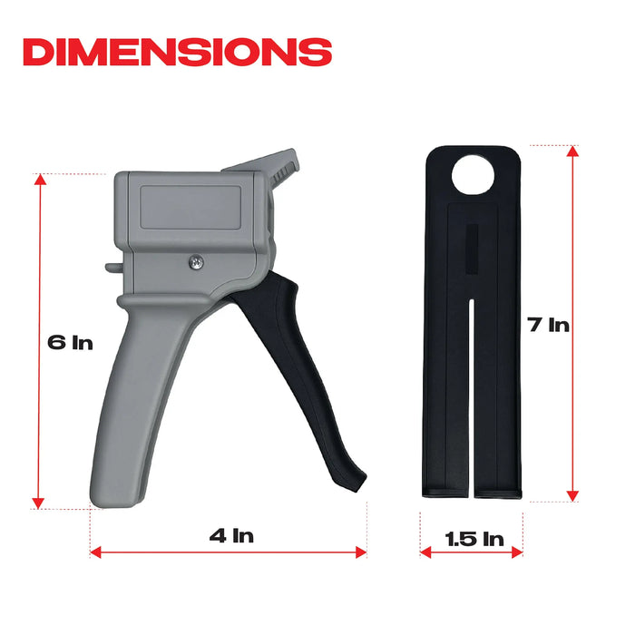 50ml AB Epoxy Glue Gun 1:1 Ratio – Manual Dual Cartridge Adhesive Dispenser for 2-Part Glue – Lightweight Applicator for DIY, Crafts, Repair – Fits Standard 50ml Cartridges Lauco