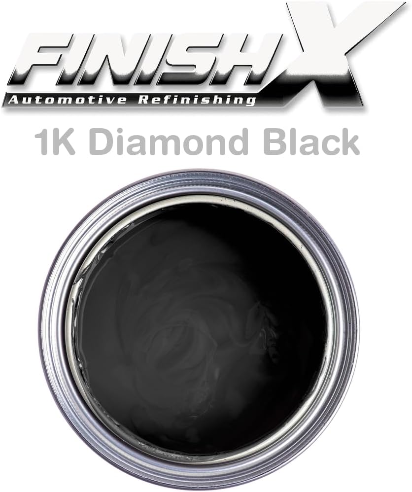 FinishX Automotive Refinishing Factory Color 1k Basecoat Diamond Black Ratio 1:1