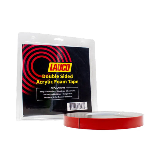 Double-Sided Adhesive Acrylic Foam Tape - Dark Gray, Permanent -Size 7/8” x 20YD - National Supply Company