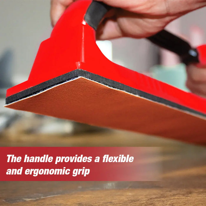Adjustable Radius Flex Longboard Hand Sanding File Block with Hook & Loop Backing National Supply Company