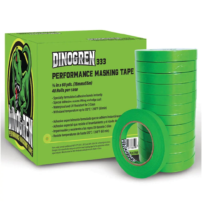 DINOGREN 333 Automotive High Performance Green Masking Tape National Supply Company
