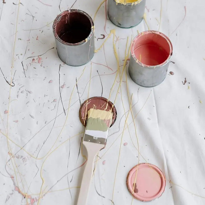 Empty Metal Quart Paint Cans with Lids - Box of 56 - 9075 National Supply Company