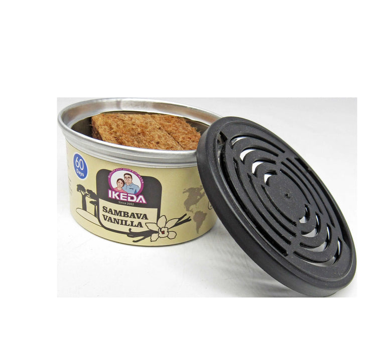 IKEDA Car Air Fresheners: 4 Different of Scents: New car smell, Marine squash, Vanilla and Jasmine - National Supply Company