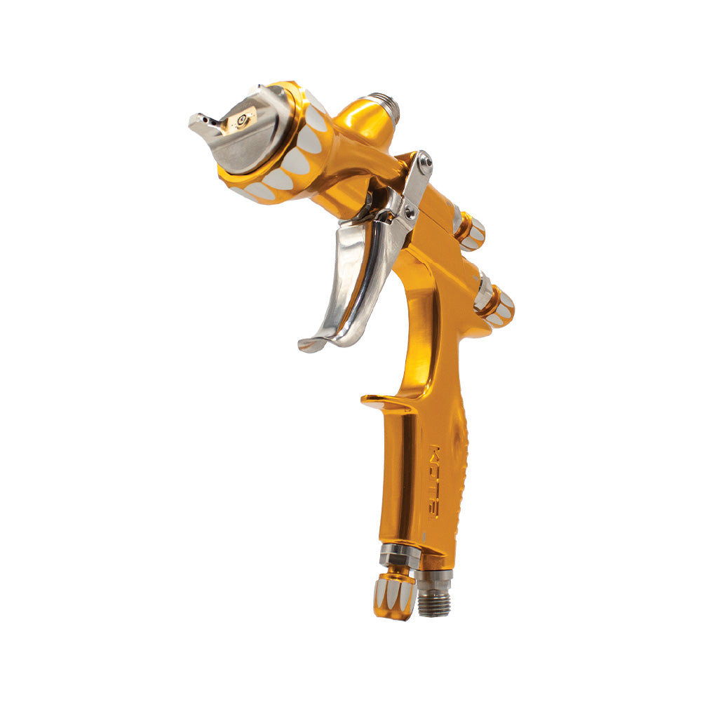 KOTA Gold Edition HVLP Paint Spray Gun with 1.3 MM or 1.4 MM Nozzle (with Cup)