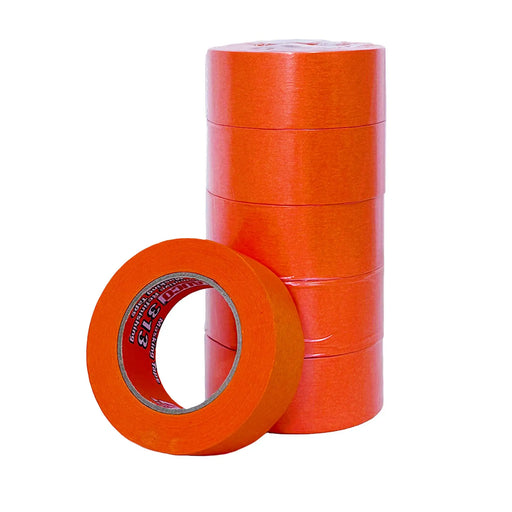 LAUCO Orange Automotive Refinishing Masking Tape, Autobody Painters Tape, Moisture, UV and Heat Resistant, Multi-Purpose Masking Tape, No Residue, Painters Tape Bulk (2 in. X 60 Yd. 20 Rolls) LAUCO