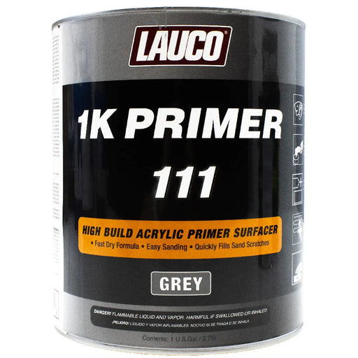 Lauco 1K High Build Gray Acrylic Primer Surfacer, 1 Gallon National Supply Company