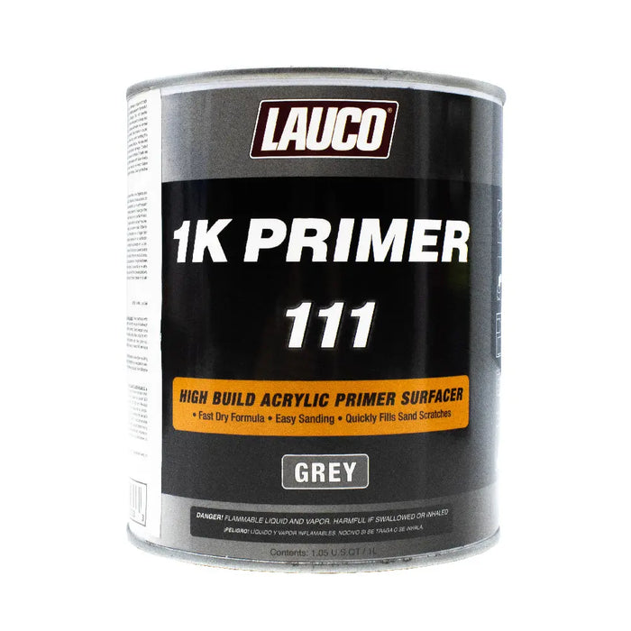 Lauco 1K High Build Gray Acrylic Primer Surfacer, 1 Quart National Supply Company