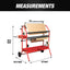 Mobile 18" Multi-Roll Masking Paper Machine with Storage Trays