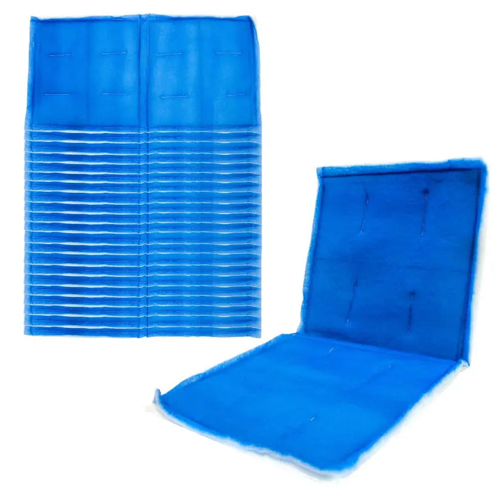 Open Box - Paint Booth BI Fold 20" x 40" x 1" Tacky Intake Filter Pad for Cross Draft Style Paint Booths (Internal Wire) - 20 Filters per Box (20" x 40") National Supply Company