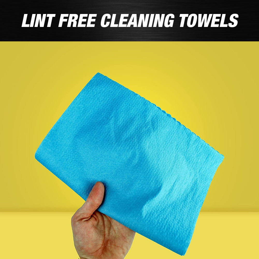 14" x 11" Prep Wipe Blue Lint Free Cleaning Towels (500-Sheets)
