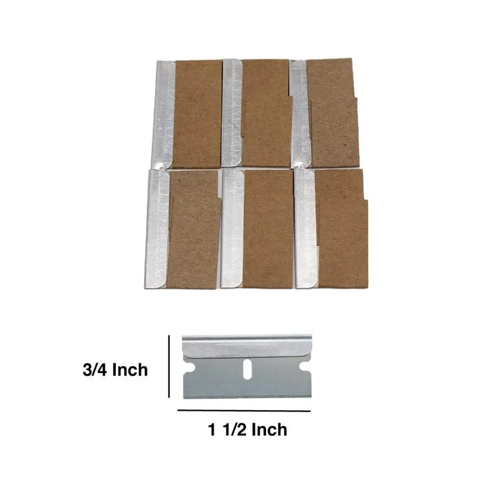Single Edge Industrial Razor Blades for Scraper, Flat Razor Blade, Suitable for Removing Labels, Decals, Stickers and Old Paint (100 pcs) - National Supply Company