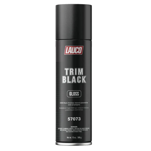 Trim Black Gloss 13 oz. Automotive Aerosol Spray Paint Can, Black Spray Paint with Gloss Finish - Designed for Plastic, Aluminum, Steel and Stainless Steel - National Supply Company