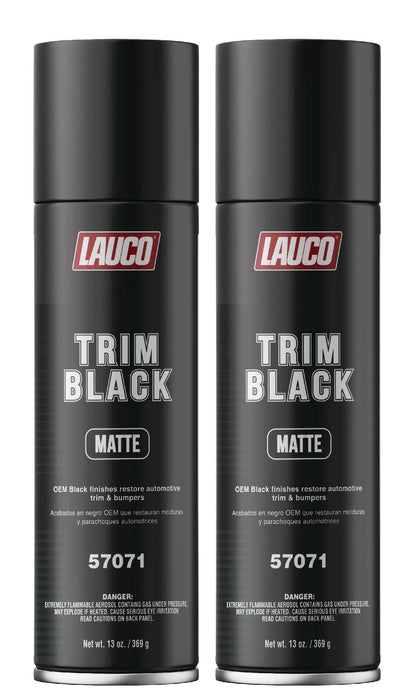 Trim Black Matte 13 oz. Automotive Aerosol Spray Paint Can, Black Spray Paint with Matte Finish - Designed for Plastic, Aluminum, Steel and Stainless Steel - National Supply Company