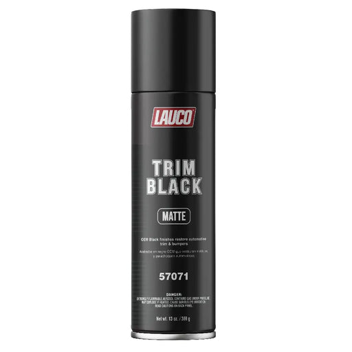 Trim Black Matte 13 oz. Automotive Aerosol Spray Paint Can, Black Spray Paint with Matte Finish - Designed for Plastic, Aluminum, Steel and Stainless Steel - National Supply Company