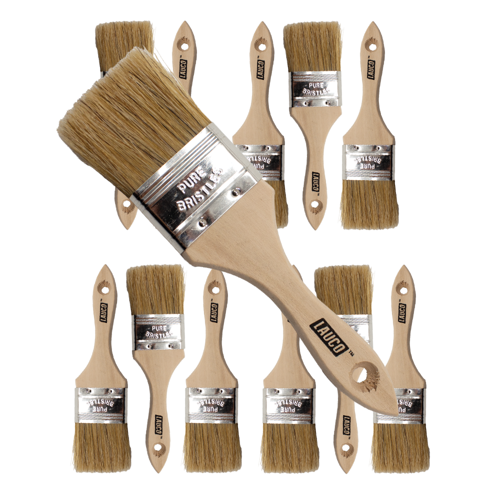 2 Inch Chip Paint Brush Light Brown (36 Pack) – National Supply Company