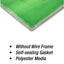 Paint Spray booth Green Intake Polyester media Filter Panel (without Wire), 20-inch x 20-inch (20 Pack)