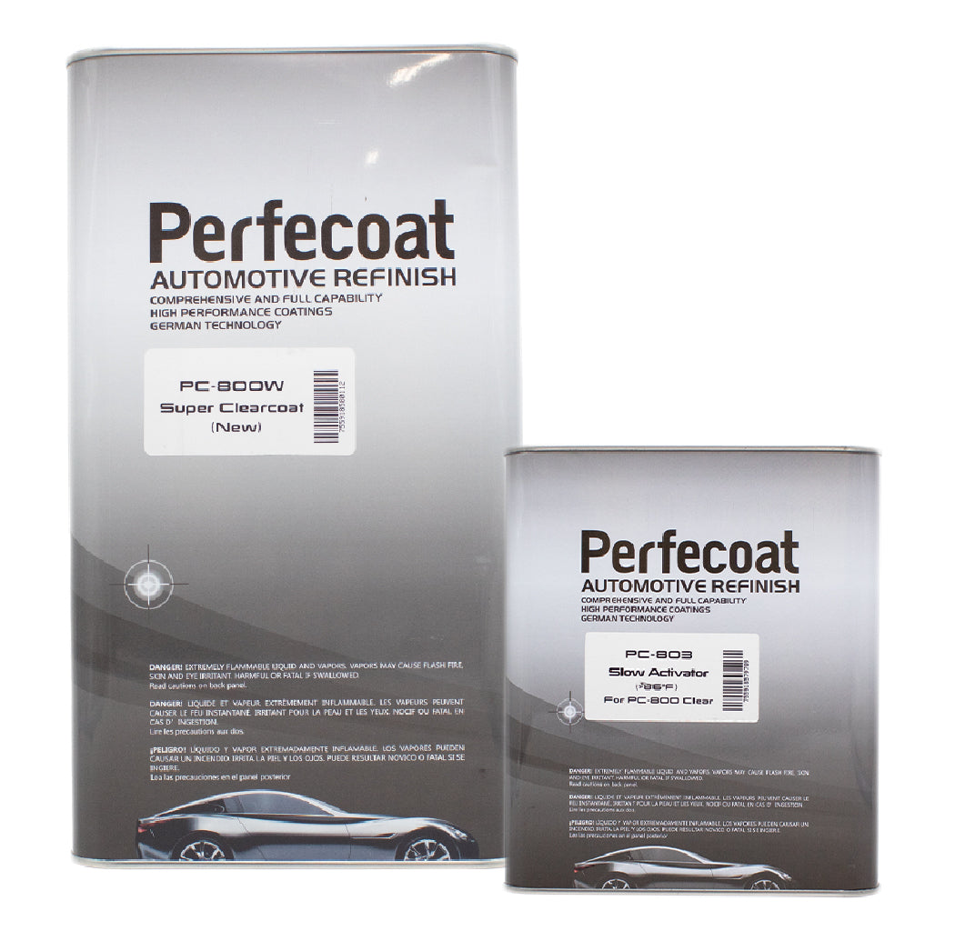 Perfecoat PC-800W Automotive Refinishing Super gloss Clearcoat (2:1) 5 Liter & Activator KIT