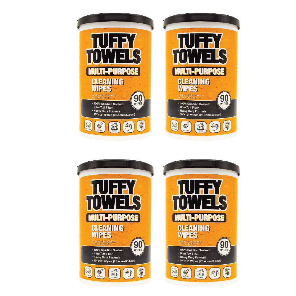 Tuffy Towels Multi-Purpose cleaning wipes, Citrus, 10 X 12 Inch, 90-Count