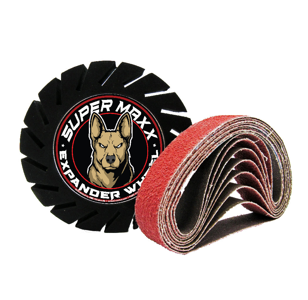 Super Maxx Expander Wheel Kit Compatible with angle grinder 4.5in