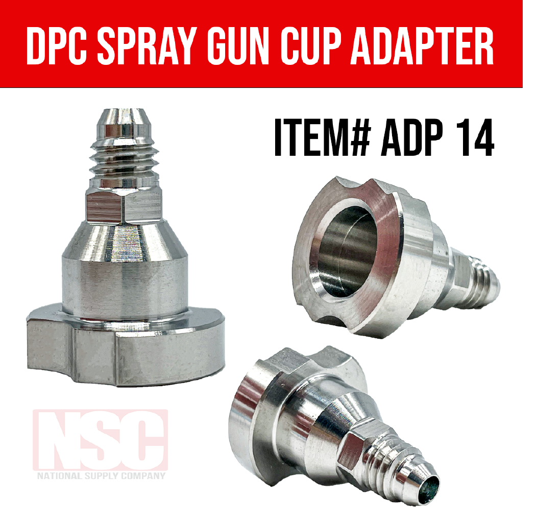 Spray Gun Paint System Adapter (14) 16053 (Aftermarket) Compatible with PPS 1.0 System Only and the Disposable Spray Gun Cup Liners and Lid System