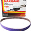 MAXIBAND File Belt Bandes Abrasives - Purple Sanding Belt 1/2 in x 18 INCH - Pack of 20 (Grit: 60G)
