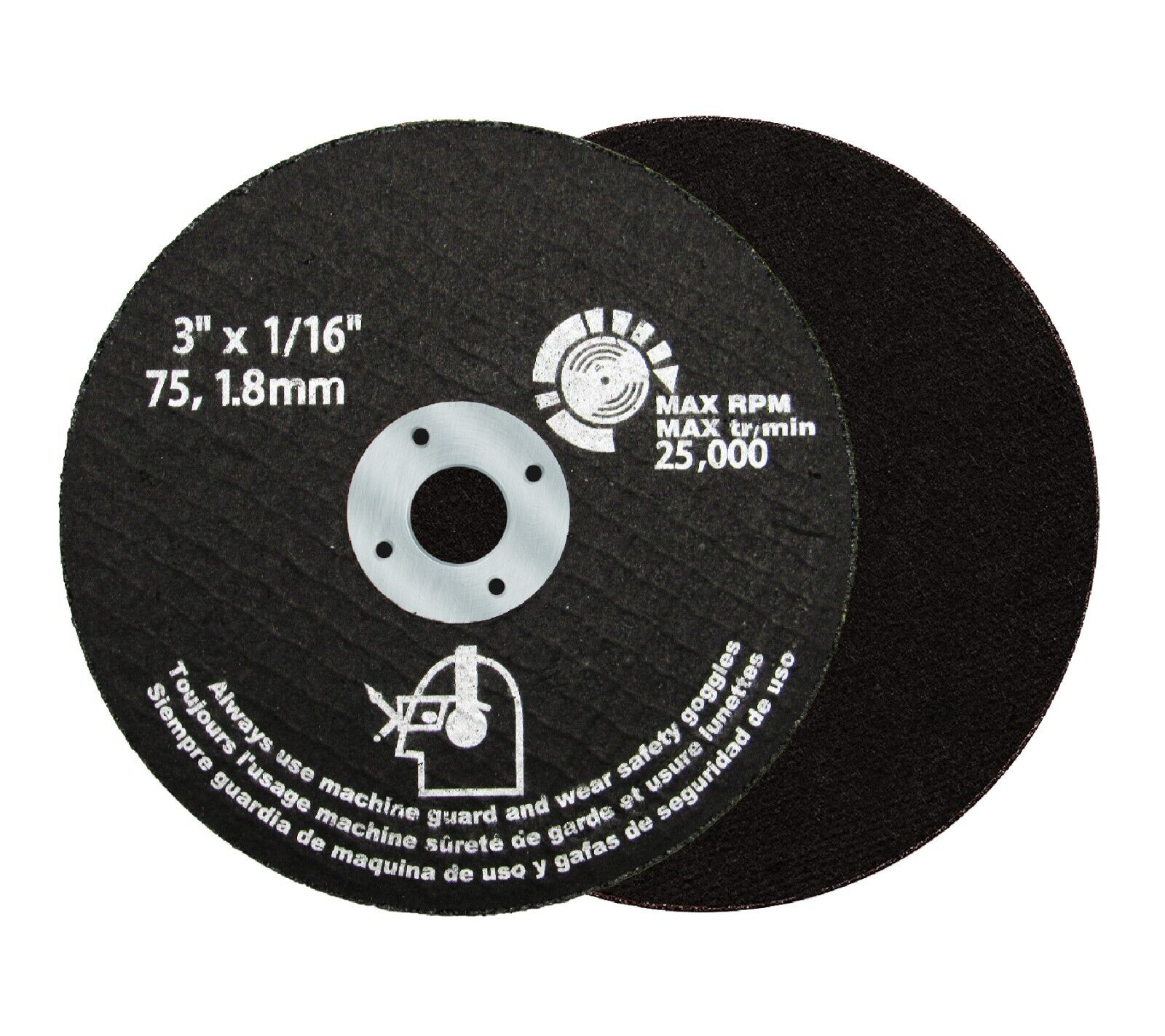 Premium Metal Cutting Wheel 3 Inch x 1/16 Inch x 3/8 - Pack of 50
