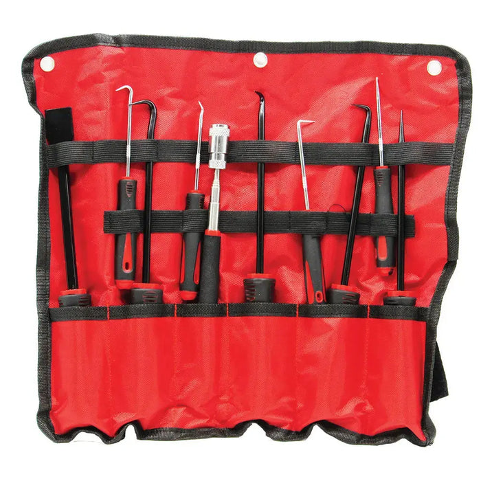 10 pcs Heavy Duty Hook and Pick Set, Car Repair O-Ring Removal Tool Kit National Supply Company