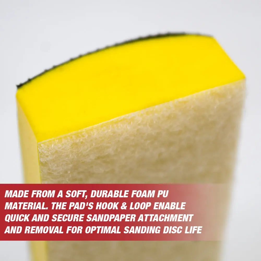 16pcs Hand Sanding Block Set - Hook and Loop Interchangeable Assorted Shapes - National Supply Company