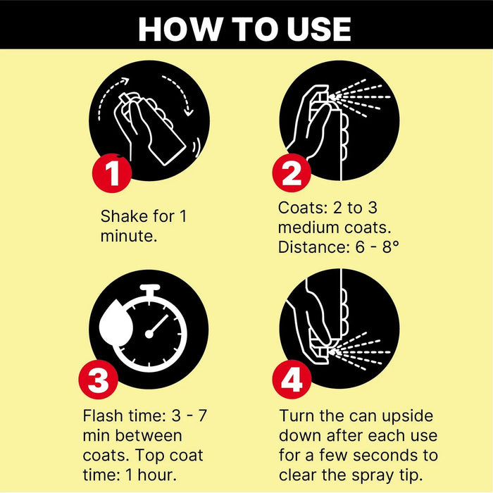 1K HS Gloss Clear 13 oz. Automotive Aerosol Spray Paint Can National Supply Company