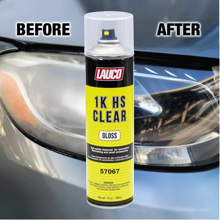 1K HS Gloss Clear 13 oz. Automotive Aerosol Spray Paint Can National Supply Company