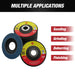 80 Grit Type #29 Flap Discs 4 1/2 inch Wheel Sanding Disc - 10 Pack - National Supply Company