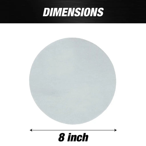 LAUCO 8-Inch/ 203.2mm Blue Waffle Light Cut Grip Foam Polishing Buff Pad Hook & Loop - National Supply Company