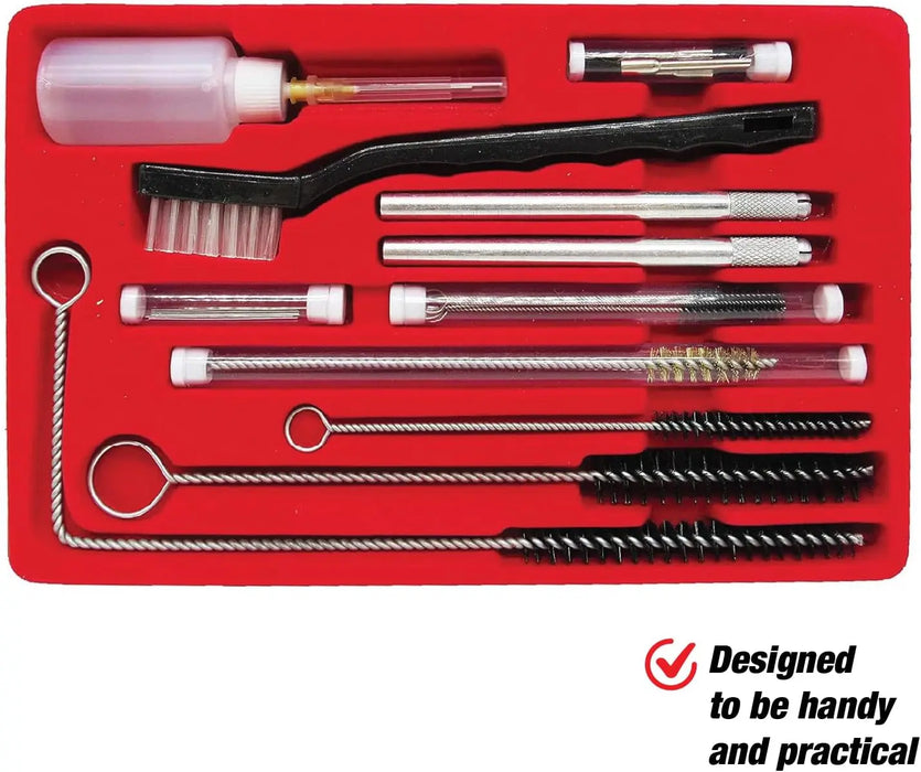 22-PCS Air Spray Paint Gun Cleaning and Maintenance Kit - Includes Storage Case National Supply Company