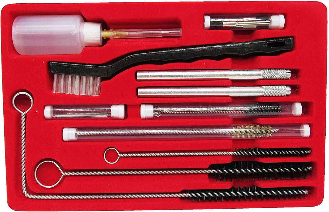 22-PCS Air Spray Paint Gun Cleaning and Maintenance Kit - Includes Storage Case - National Supply Company