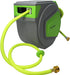 Enclosed Retractable Reel w/ Hybrid Polymer Water Hose 1/2" X 50ft - National Supply Company