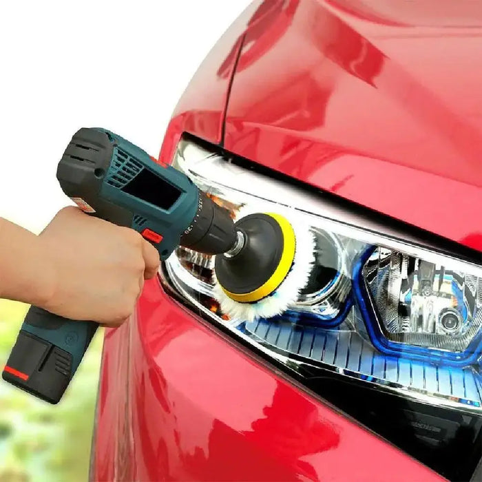 31 Pcs 3 inch Buffing Polishing Pads for Drill Adapter Car Auto Polisher - Professional wool and foam pad buffing, polishing and finishing system. - National Supply Company