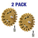 4 Inch Decal Remover Eraser Wheel with Adapter - National Supply Company