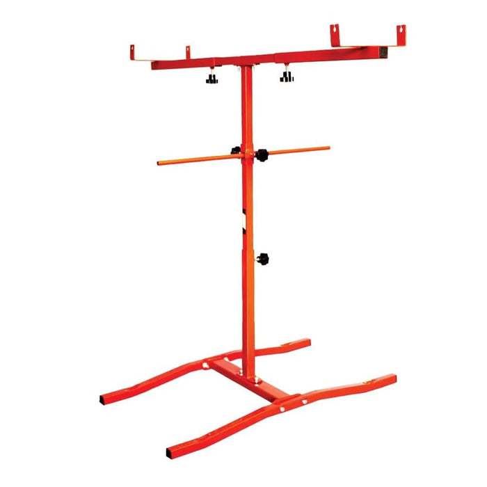 LAUCO Automotive Adjustable Paint Stand T-Bar, Heavy-Duty Car Bumper, Fender & Panel Spray Rack with Secure Mount for Body Shop Use