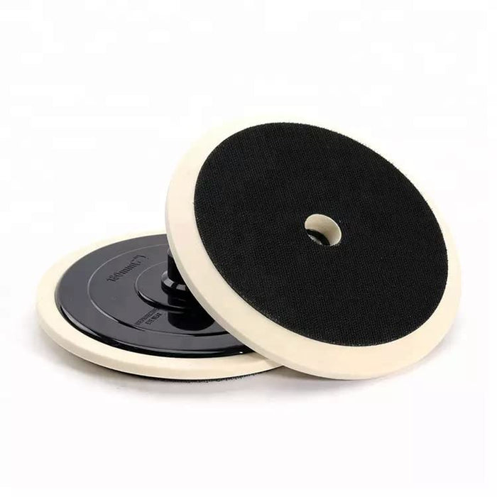 7" Polishing Buffing Hook and Loop Backing Pad - Universal Polisher Buffer Backing Plate Pad - Attach Foam Wool Buff Pads - Rotary Polisher Backup Pad - Automotive, Car Detailing PBP0008