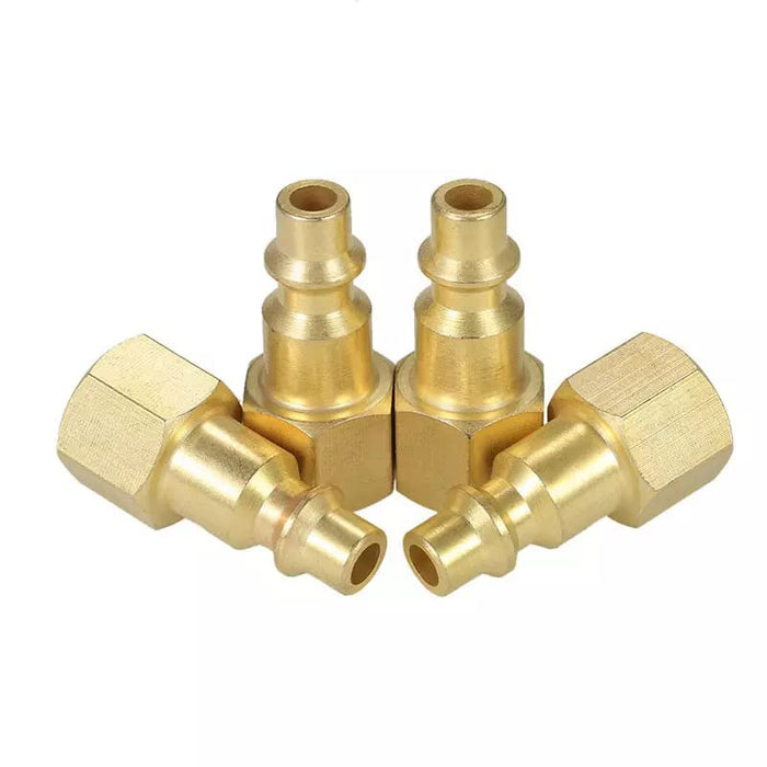 1/4-Inch Female Coupler Quick Connect Adapter, Air Hose Fittings And Air Coupler Plug - Pack of 10