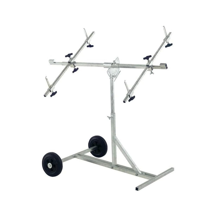 LAUCO Rotating Panel Repair Paint Stand (4571) – Adjustable 180° Swivel Automotive Panel Stand with Wheels for Doors, Bumpers, Wings, and Body Panels – Heavy Duty Repair and Paint Rack HM-ESCR-061N