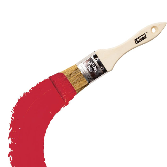 LAUCO Chip Paint Brushes - Chip Brushes for Paints, Stains, Varnishes, Glues, & Gesso - Home Improvement - Interior & Exterior Use Light Brown (36, 1.5 inch) 57015