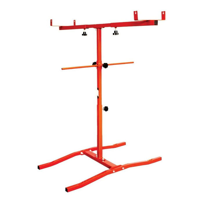 LAUCO Automotive Adjustable Paint Stand T-Bar, Heavy-Duty Car Bumper, Fender & Panel Spray Rack with Secure Mount for Body Shop Use