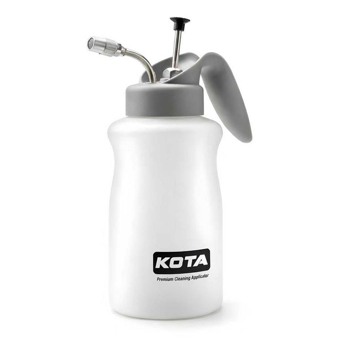 KOTA 1 L Adjustable Hand Pump Pressure Sprayer, Heavy-Duty Multipurpose Bottle for Automotive Solvents, Surface Prep & Car Detailing, Chemical-Resistant PE Construction (Cleaning Applicator) 75880